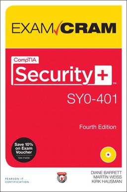 CompTIA Security+ SYO-401 Exam Cram 4th 9780789753342 Front Cover