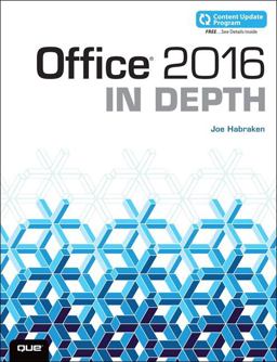 Office 2016 in Depth  9780789755674 Front Cover