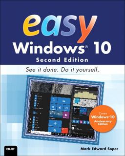 Easy Windows 10 2nd 9780789756848 Front Cover