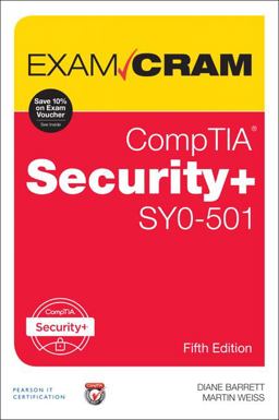 CompTIA Security+ SY0-501 Exam Cram 5th 9780789759009 Front Cover