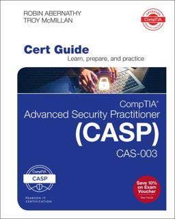 CompTIA Advanced Security Practitioner (CASP) CAS-003 Cert Guide 2nd 9780789759443 Front Cover