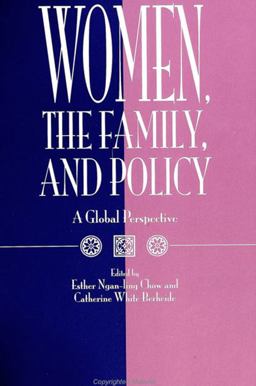 Women, the Family, and Policy A Global Perspective  9780791417867 Front Cover