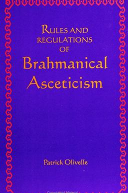 Rules and Regulations of Brahmanical Asceticism  9780791422847 Front Cover