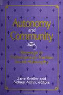 Autonomy and Community