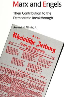 Marx and Engels Their Contribution to the Democratic Breakthrough  9780791444900 Front Cover