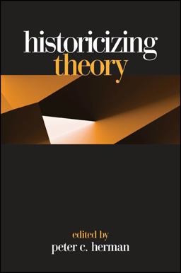 Historicizing Theory  9780791459621 Front Cover