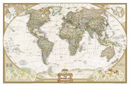 World Executive, Laminated Wall Maps World 2020th 9780792283256 Front Cover