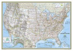 United States Classic, Laminated Wall Maps U. S. 2021st 9780792293347 Front Cover