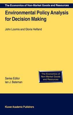 Environmental Policy Analysis for Decision Making  9780792365006 Front Cover