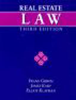 Real Estate Law 3rd 1992 9780793101214 Front Cover
