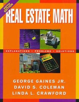 Real Estate Math Explanations, Problems and Solutions 5th 9780793116348 Front Cover