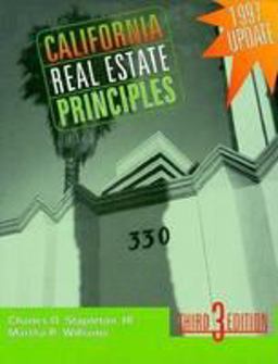 California Real Estate Principles : 1997 3rd 1997 Revised  9780793124947 Front Cover