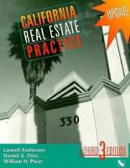 California Real Estate Practice : 1997 3rd 9780793125227 Front Cover