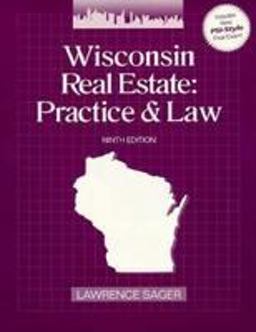 Wisconsin Real Estate Practice 9th 9780793126811 Front Cover
