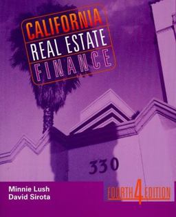 California Real Estate Finance 4th 1998 9780793127702 Front Cover