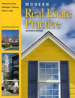 Modern Real Estate Practice 16th 9780793144280 Front Cover