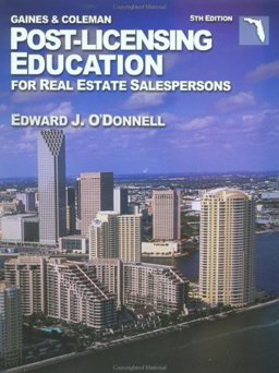 Florida Post-Licensing Education for Real Estate Salespersons