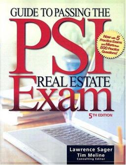 Guide to Passing the PSI Real Estate Exam 5th 9780793188345 Front Cover