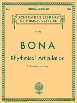 Rhythmical Articulation (a Complete Method) Schirmer Library of Classics Volume 1170 Voice Technique  9780793505012 Front Cover