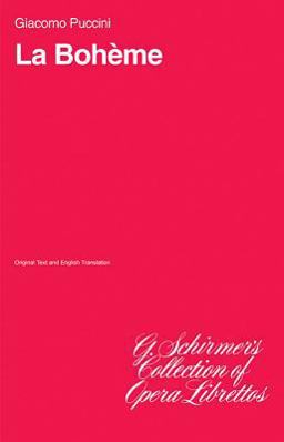 Boheme Libretto  9780793522293 Front Cover