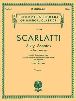 60 Sonatas - Volume 1 Schirmer Library of Classics Volume 1774 Piano Solo  9780793526116 Front Cover