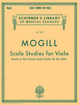 Scale Studies for Viola Schirmer Library of Classics Volume 1860 Viola Method  9780793554461 Front Cover