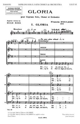 Gloria Satb  9780793555048 Front Cover