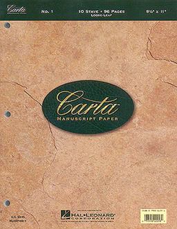 Carta Manuscript Paper No. 1 - Basic