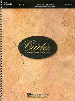 Carta Manuscript Paper No. 9 - Basic  9780793557653 Front Cover