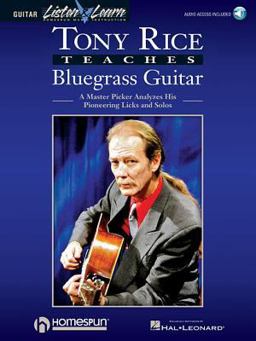Tony Rice Teaches Bluegrass Guitar Book/Online Audio  9780793560486 Front Cover