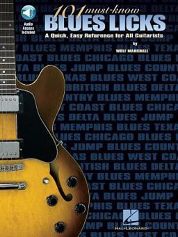 101 Must-Know Blues Licks  9780793595877 Front Cover