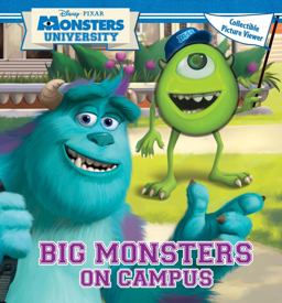Disney Pixar Monsters University Big Monsters on Campus Book with Picture Viewer  9780794427436 Front Cover
