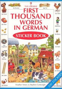 First Thousand Words in German Stickers