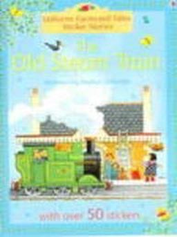 Old steam train sticker Book