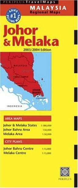 Periplus Wall Maps - Johor and Melaka
