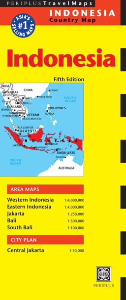 Indonesia Travel Map Fifth Edition 5th 9780794607258 Front Cover