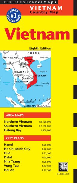 Vietnam Travel Map Eighth Edition 8th 9780794607494 Front Cover
