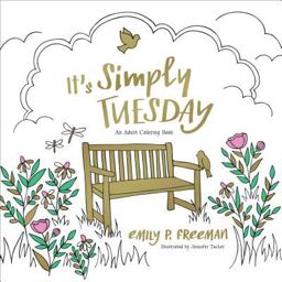 It's Simply Tuesday An Adult Coloring Book  9780800728182 Front Cover
