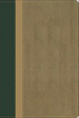 GW Compact Bible Hunter Green/Khaki Duravella