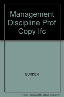 Classroom Management and Discipline, Professor's Copy (IFC)
