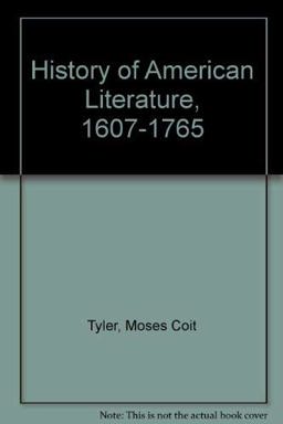 History of American Literature, 1607-1765