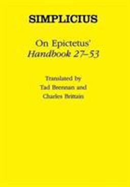 On Epictetus' Handbook 27-53