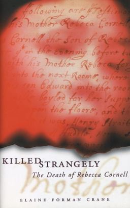 Killed Strangely The Death of Rebecca Cornell  9780801440021 Front Cover