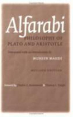 Alfarabi Philosophy of Plato and Aristotle  9780801487163 Front Cover