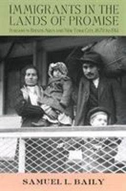Immigrants in the Lands of Promise Italians in Buenos Aires and New York City, 1870-1914  9780801488825 Front Cover