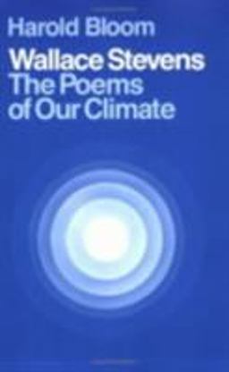 Wallace Stevens The Poems of Our Climate  9780801491856 Front Cover