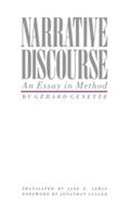 Narrative Discourse An Essay in Method  9780801492594 Front Cover