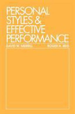 Personal Styles and Effective Performance  9780801968990 Front Cover