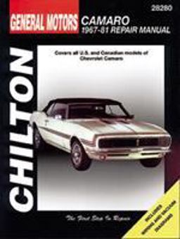 CH General Motors Camaro 1967-81  9780801990588 Front Cover