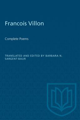Francois Villon Complete Poems  9780802071927 Front Cover